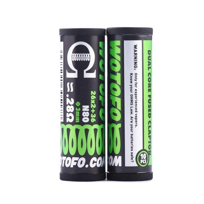 WOTOFO Wotofo Dual Core Fused Clapton Prebuilt Wire 0,28 Ohm