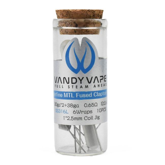 VANDY VAPE Vandy Vape Prebuilt Superfine MTL Fused Coils