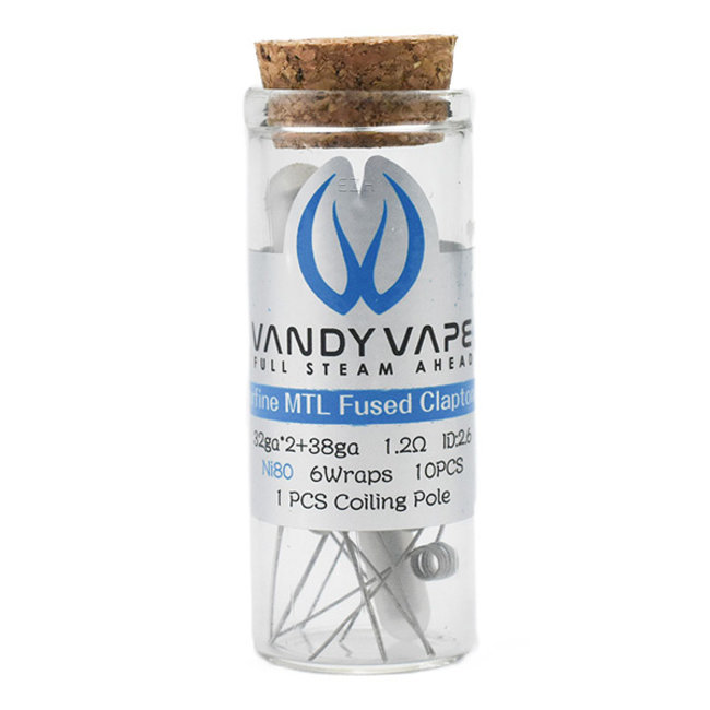 VANDY VAPE Vandy Vape Prebuilt Superfine MTL Fused Coils