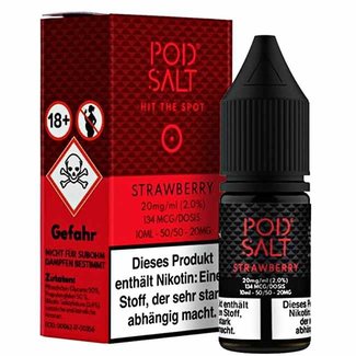 POD SALT Pod Salt Nikotinsalz Strawberry 10ml Liquid by Pod Salt