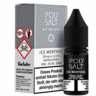 POD SALT Ice Menthol 20mg / 11mg 10ml Liquid by Pod Salt