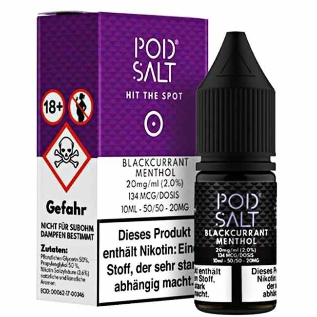 POD SALT Blackcurrant  20mg 10ml Liquid by Pod Salt