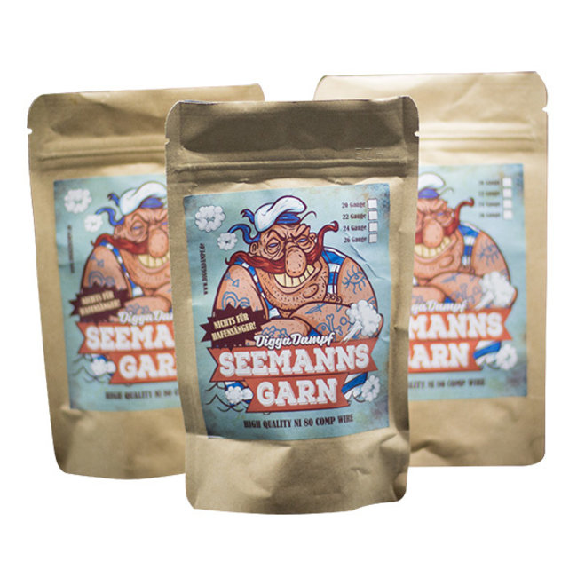 DiggaDampf DiggaDampf - Seemanns Garn NI80 Comp Wire Wickeldraht 4,5m