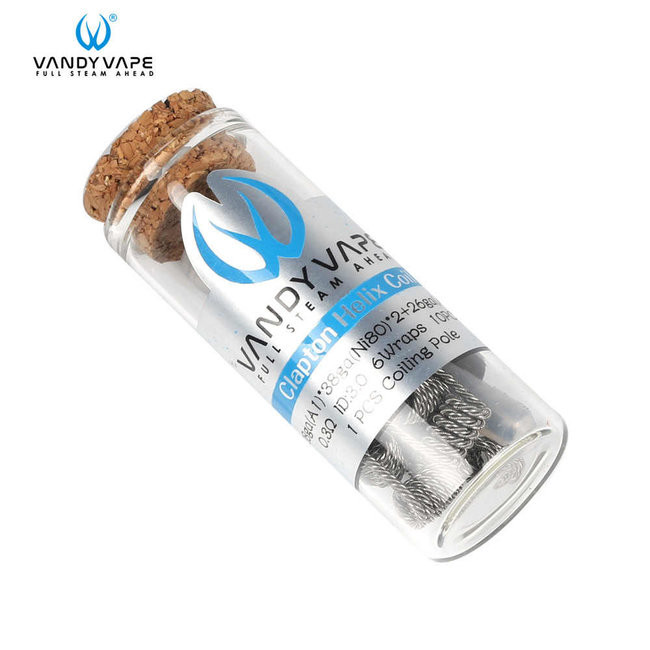 VANDY VAPE Vandy Vape Prebuilt Clapton Helix Coil 28ga*38ga+2+26ga*2 0.3 Ohm