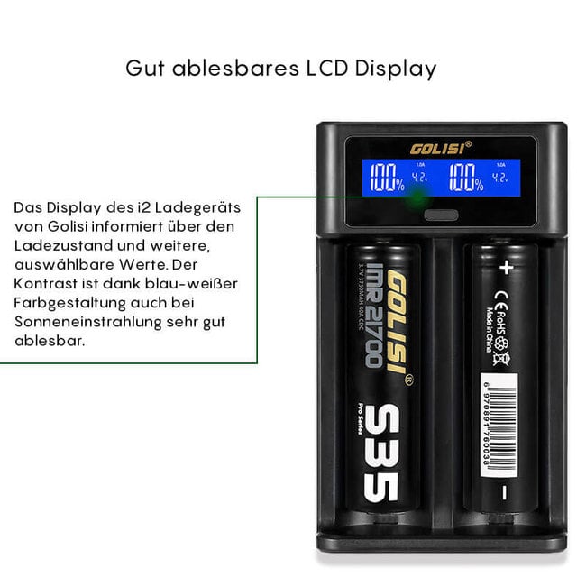 GOLISI Golisi Ladegerät i2