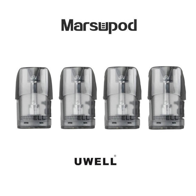 Uwell 4 x Uwell MarsuPod PCC Pod System Vape Kit Replacement Refillable Pod Cartridge
