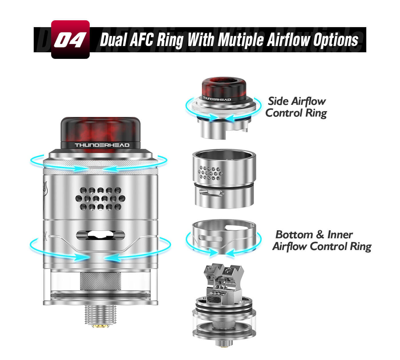 THC Tauren Max RDTA 4.5ml