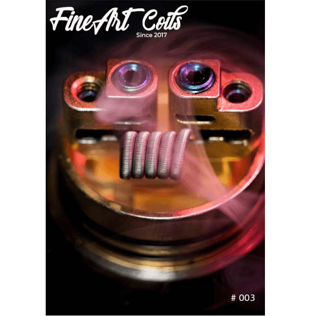 FineArt Coils FineArt Coils - Handmade #003 Fused Clapton 2 Stück