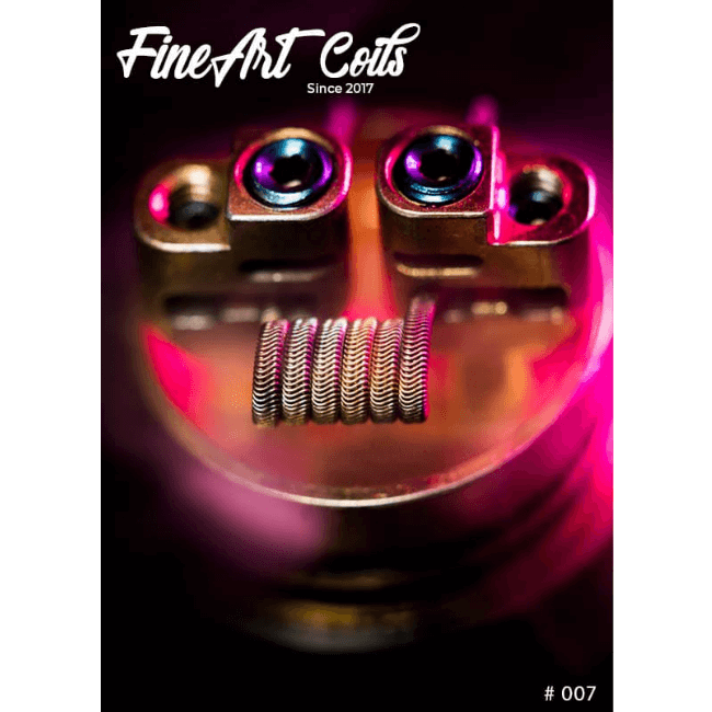 FineArt Coils FineArt Coils - Handmade #007 3-Core Alien Coil 2 Stück