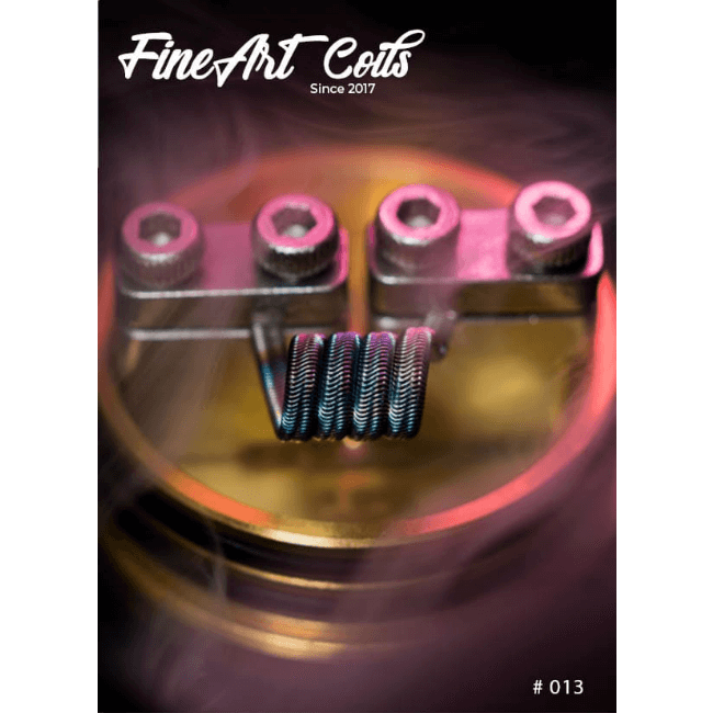 FineArt Coils FineArt Coils - Handmade #013 4-Core Alien Coils 2 Stück