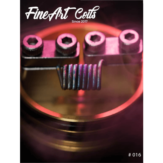 FineArt Coils FineArt Coils - Handmade #016 Fine Fused Clapton Coils 2 Stück