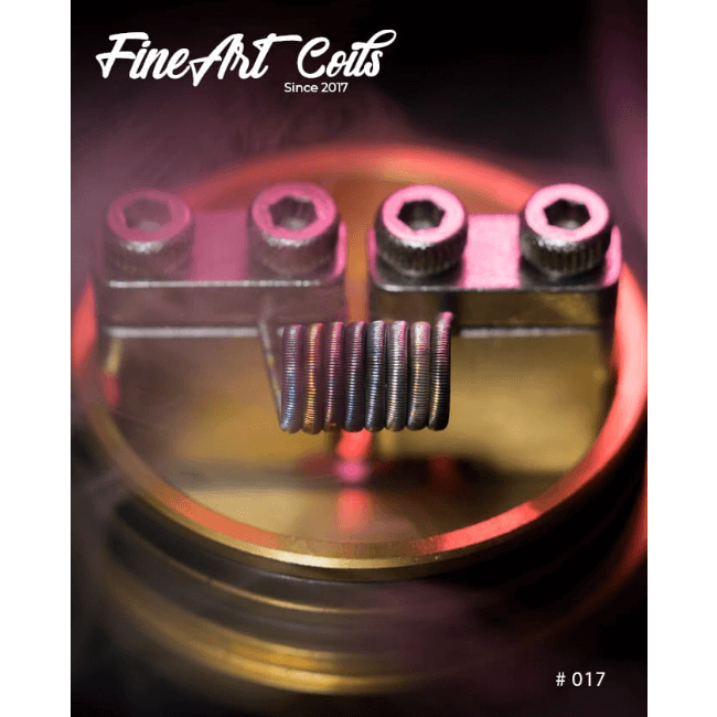 FineArt Coils FineArt Coils - Handmade #017 Fine Fused Clapton Coils 2 Stück