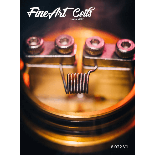 FineArt Coils FineArt Coils - Handmade #022 MTL Clapton V1 Coils - gleiche Richtung der Enden