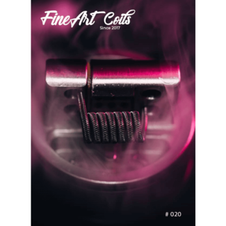 FineArt Coils FineArt Coils - Handmade #020 Half Staggered Fused Clapton