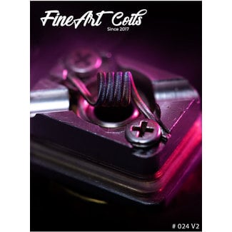 FineArt Coils FineArt Coils - Handmade #024 2-Core Alien V2 Dotshell DTL