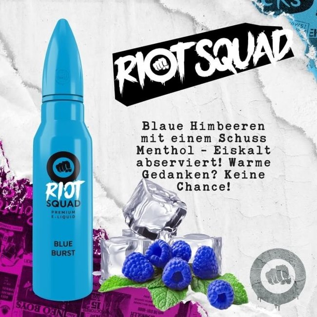 RIOT LABS LIQUIDS Riot Squad - Blue Burst 50ml E-Liquid