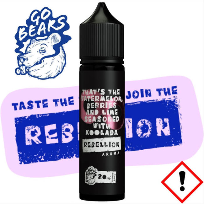 GO BEARS Go Bears - Rebellion Infinity Longfill Aroma 20/60ml