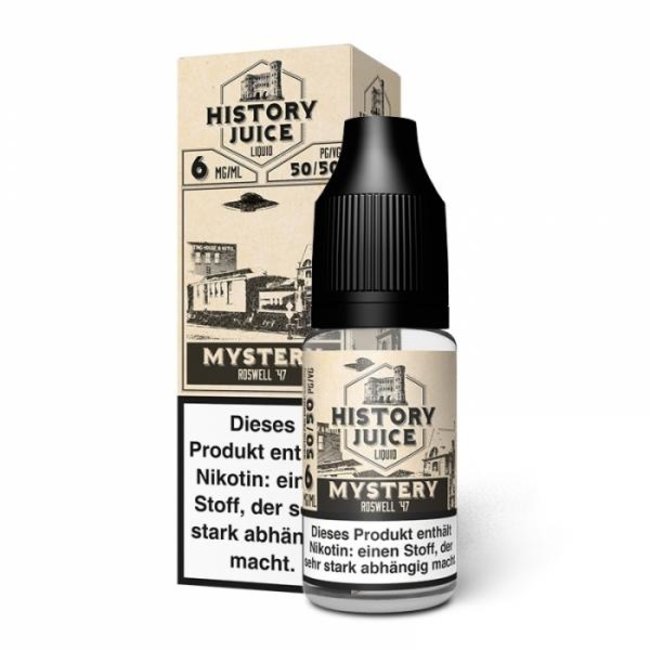 History Juice History Juice MYSTERY Liquid 10 ml 6mg / 12mg Nikotin