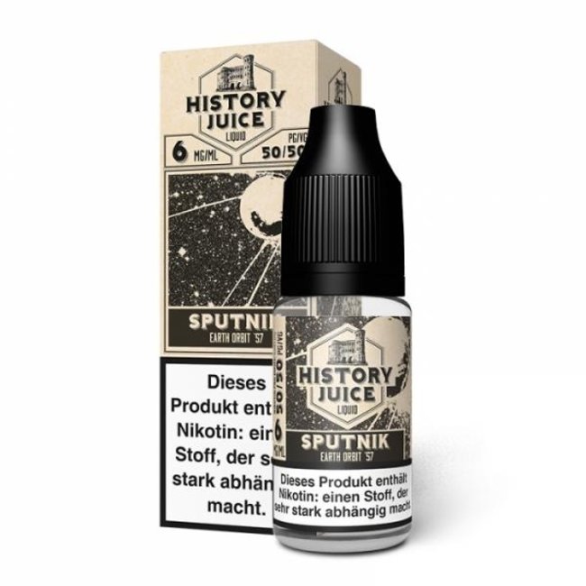 History Juice History Juice SPUTNIK Liquid 10 ml 6mg / 12mg Nikotin