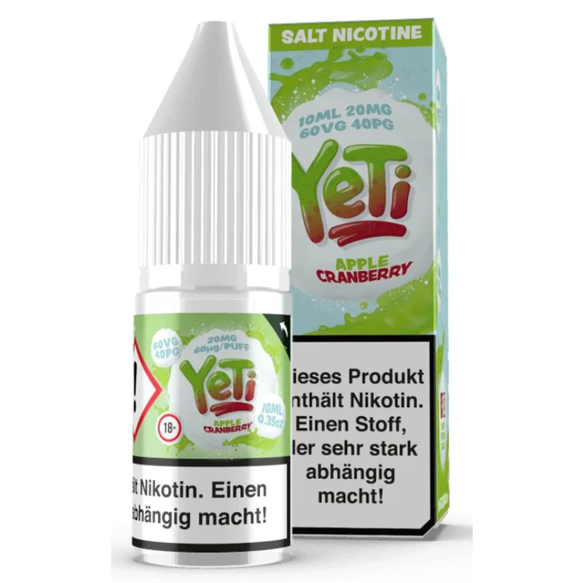 Prohibition Vape Apple Cranberry - Yeti Nikotinsalz - 10ml