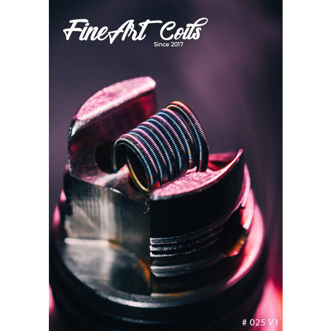 FineArt Coils #025 V1 Fine Fused Clapton Dotaio RBA MTL