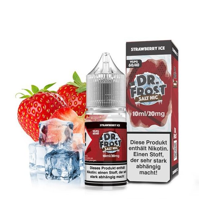 DR Frost Dr Frost-Strawberry  Ice Nikotinsalz Liquid 10ml/20mg