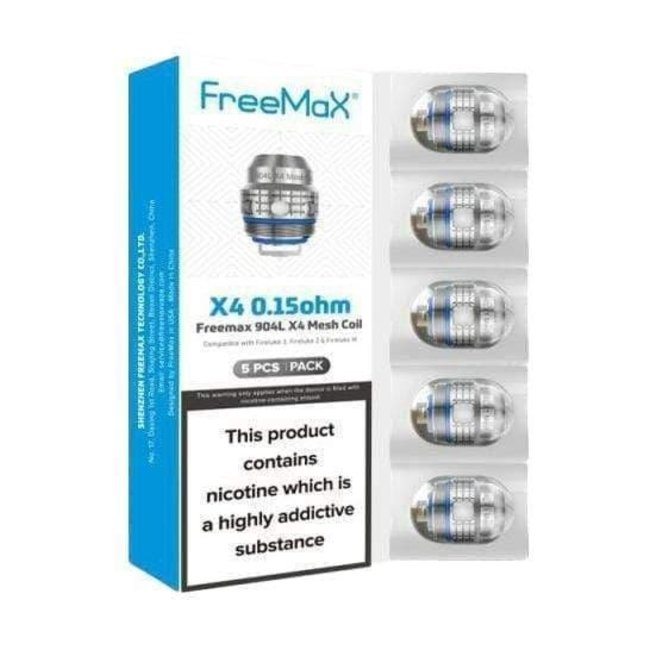 FreeMax FreeMax 904L X4 Mesh 0,15 Ohm Heads (5 Stück pro Packung)