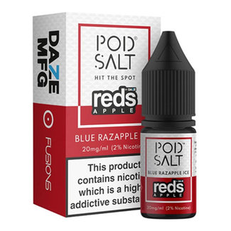 POD SALT POD SALT FUSION Reds Apple Blue Razapple Ice Nikotinsalz Liquid 10 ml