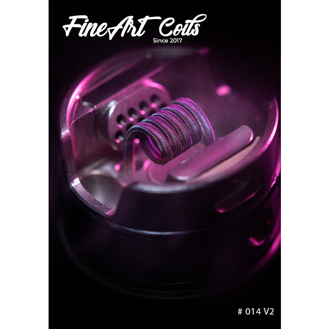 FineArt Coils FineArt Coils - Handmade #014 V2 Framed Staple Alien Coil 1 Stück