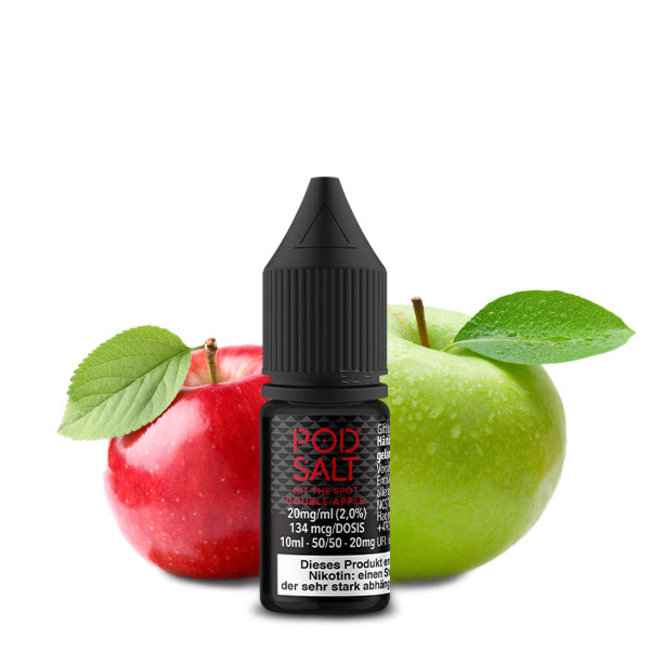 POD SALT Pod Salt- DOUBLE APPLE Nikotin Salt 10 ml e-Liquid