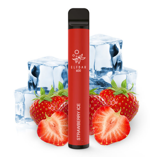 Elf Bar Einweg E-Zigarette - ELF BAR 600 -Strawberry Ice