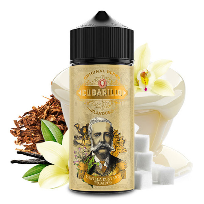 CUBARILLO CUBARILLO - VANILLA CUSTARD  TOBACCO-TABAK AROMEN 10 ML-Neu Eingetroffen