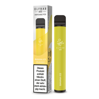 Elfbar Einweg E-Zigarette - ELF BAR 600 - Banane Ice