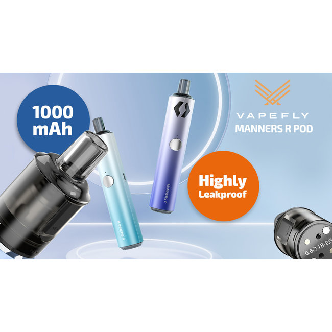 Vapefly Vapefly Manners R Pod - Pod System - 1000 mAh - 3ml