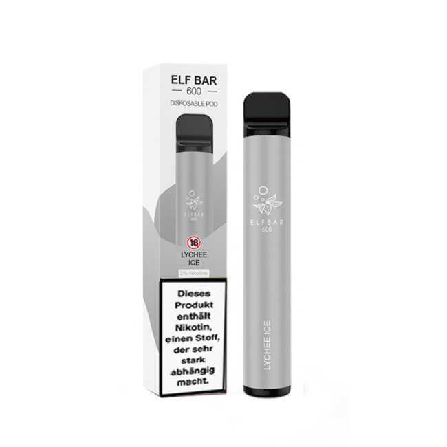 Elfbar ElfBar 600- Lychee Ice -Einweg E-Zigaretten- 25Nikotin-E-Shisha