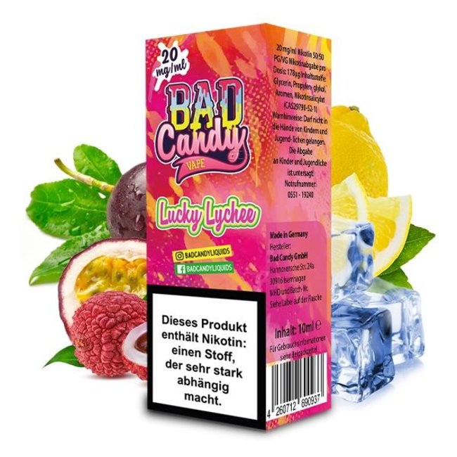 BAD CANDY Bad Candy Nikotinsalz Liquids 20mg/ml 10ml