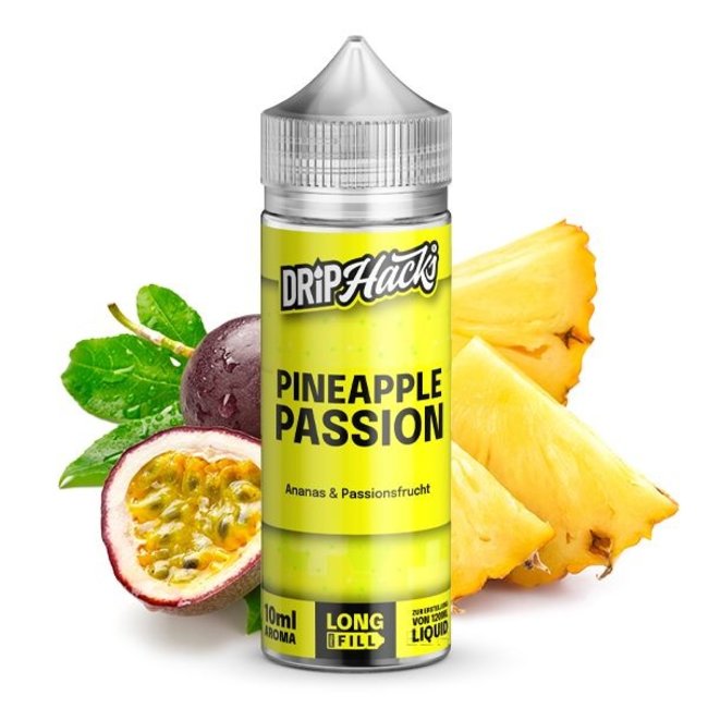 DRIP HACKS Drip Hacks -  Pineapple Passion 10 ml / 120 ml Hackshot  Longfill