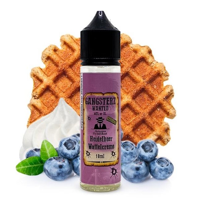 Gangsterz Gangsterz Heidelbeer Waffelcreme Aroma 10ml