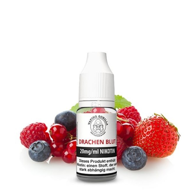 Vaping Gorilla  VAPING GORILLA Drachen Blut Nikotinsalz Liquid 10 ml 20mg