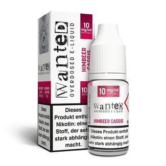 WANTED Wanted Overdosed Nikotinsalz Liquid 10ml - Himbeer Cassis