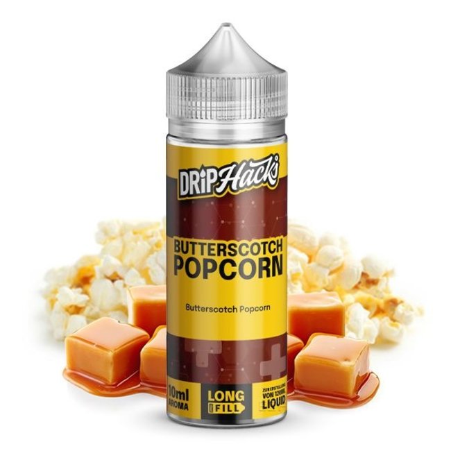 DRIP HACKS Drip Hacks-BUTTERSCOTCH  POPCORN AROMA  10 ML