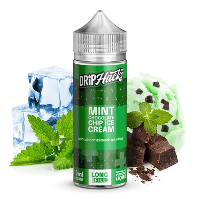DRIP HACKS Drip Hacks- MINT CHOCOLATE CHIP ICE CREAM AROMA  10 ML