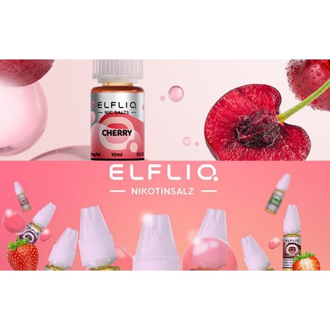 Elfbar Cherry Nic Salt 10ml - Elfliq by Elf Bar 10 oder 20mg/ml