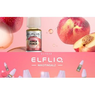 Elfliq ELFBAR ELFLIQ -Apple Peach Nic Salts