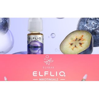 Elfliq ELFBAR ELFLIQ - Blueberry Nic Salts - 10ml