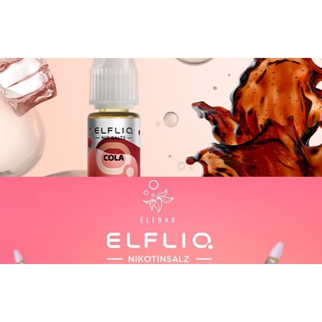 Elfliq ELFBAR ElfLiq Nic Salts - Cola - 10ml 10mg/ml oder 20mg/ml