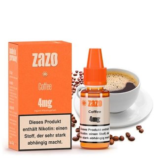 ZAZO 10 ml E-Zigaretten Liquid von ZAZO Classics-Coffee