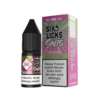 SIX LICKS Six Licks Nic Salt - Melon on  my Mind -