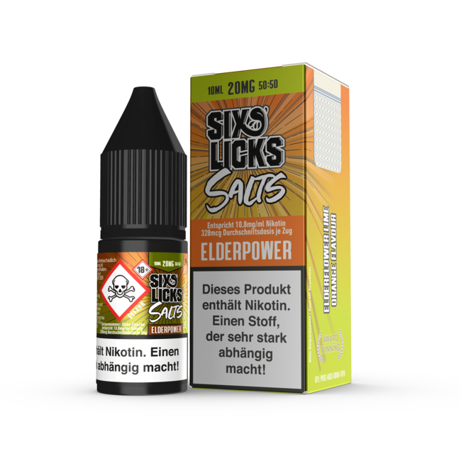 SIX LICKS Elderpower - Six Licks Nikotinsalz