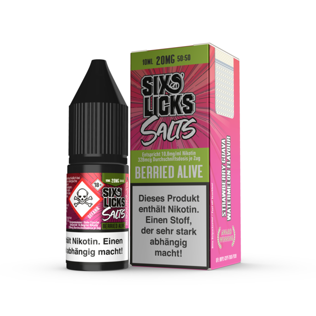 SIX LICKS Berried Alive - Six Licks Nikotinsalz